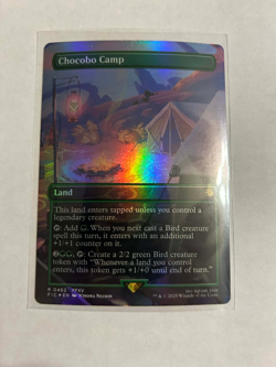 Foil Chocobo Camp NM/M Final Fantasy Magic MTG - Image 1