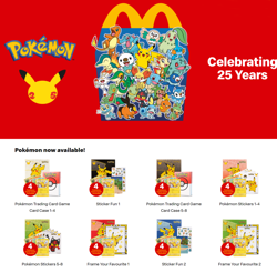 5 McDonalds 2021 Pokemon TCG 25th Anniversary Card Case 8 Booster Promo RANDOM - Image 3