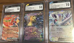 CGC 10 Pokemon Card Lot (Lugia, Ho-Oh, Mimikyu) - Image 1