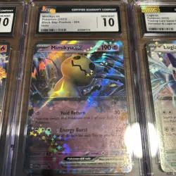 CGC 10 Pokemon Card Lot (Lugia, Ho-Oh, Mimikyu) - Image 3