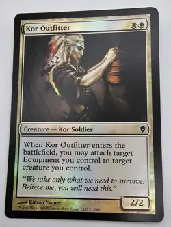 Kor Outfitter FOIL Zendikar ZEN MTG Magic Gathering 1x - Image 1