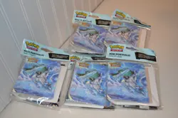 Pokemon TCG Chilling Reign Mini Portfolio Binder 1 Booster Pack Sealed LOT of 5 - Image 1