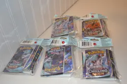 Pokemon TCG Chilling Reign Mini Portfolio Binder 1 Booster Pack Sealed LOT of 5 - Image 2