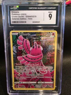 ORICORIO GG04/GG70 - POKEMON TCG GALARIAN GALLERY HOLO CROWN ZENITH 2023 CGC 9 - Image 1