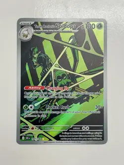 Team Rocket's Spidops - 187/182 - Pokemon Destined Rivals Illustration Rare NM-M - Image 1