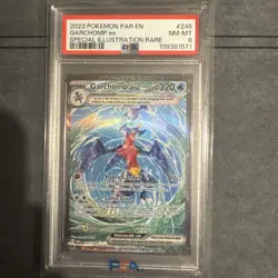 2023 Pokemon Spec Illustration Rare Garchomp ex 245/182 SV04: Paradox Rift PSA 8 - Image 1