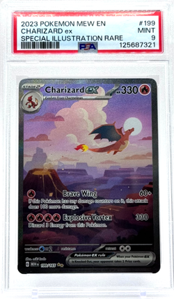 Pokemon Charizard ex 151 Special Illustration Rare 199/165 PSA 9 Mint TCG - Image 1