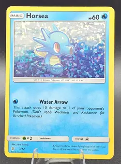 Pokemon TCG Horsea 003/012 McDonald's 2018 Holo Promo HP 💧 - Image 1
