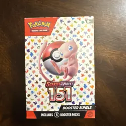 Pokemon Scarlet & Violet 151 Booster Bundle 6-Pack, Factory-Sealed - Image 1