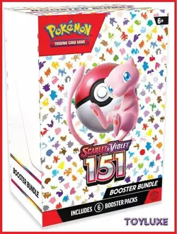 Pokemon TCG Scarlet & Violet 151 Booster Bundle Trading Cards NEW 6 Pack Box ! 820650853210 - Image 3