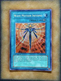 Yugioh Wave-Motion Inferno TSHD-EN088 Secret Rare 1st Ed NM - Image 1
