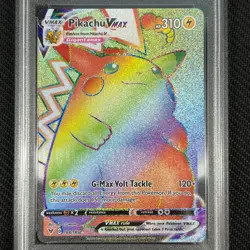 Pikachu VMAX Secret 188/185 Pokemon Card PSA 10 SWSH Vivid Voltage TCG CCG - Image 5
