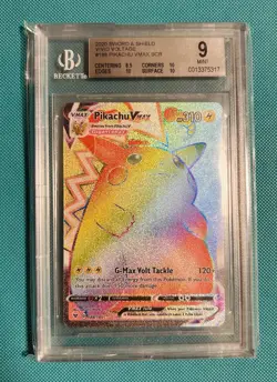 Pikachu VMAX (Secret) 188/185 Pokemon Vivid Voltage Rainbow. PSA. BGS. CGC. AGS - Image 1