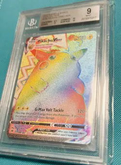 Pikachu VMAX (Secret) 188/185 Pokemon Vivid Voltage Rainbow. PSA. BGS. CGC. AGS - Image 2