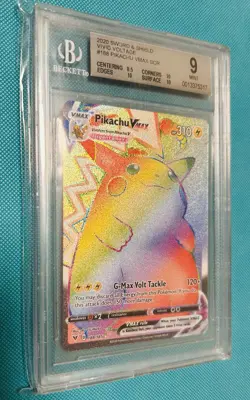 Pikachu VMAX (Secret) 188/185 Pokemon Vivid Voltage Rainbow. PSA. BGS. CGC. AGS - Image 3