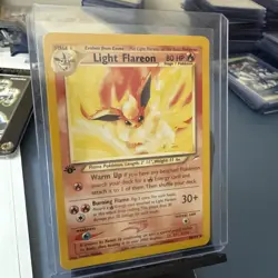 Pokemon TCG Light Flareon Neo Destiny Card 46/105 Uncommon 1st Edition NM - Image 1