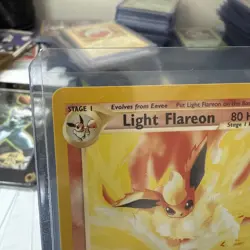 Pokemon TCG Light Flareon Neo Destiny Card 46/105 Uncommon 1st Edition NM - Image 2