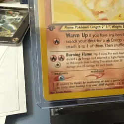 Pokemon TCG Light Flareon Neo Destiny Card 46/105 Uncommon 1st Edition NM - Image 5