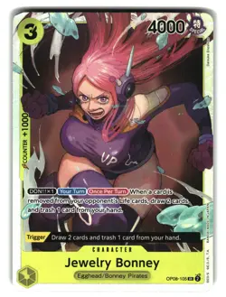 Jewelry Bonney OP08-105 SR Two Legends One Piece Card - Image 1
