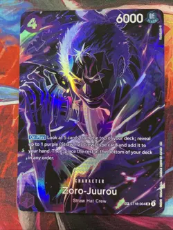 Zoro-Juurou (ST18-004) Alt Art English SP Rare OP12 - One Piece TCG - Image 1
