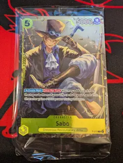 Sabo P-073 One Piece Promotion Cards Foil Sealed Pack Tin Pack Vol.2 English - Image 1