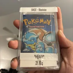 (HEAVY) Pokemon Base Set Booster Pack (Unlimited) - Sealed WOTC - Blastoise Art - Image 2