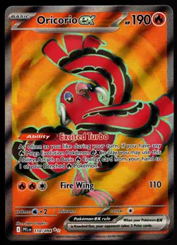 Oricorio ex 110/094 Mega Evolutions Phantasmal Flames Pokemon TCG - NM - Image 1