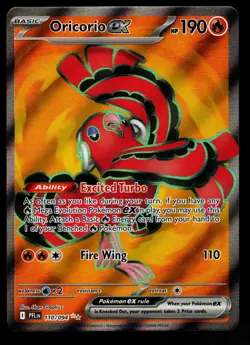Oricorio ex 110/094 Mega Evolutions Phantasmal Flames Pokemon TCG - NM - Image 1