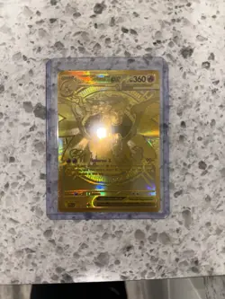 2025 Phantasmal Flames Mega Charizard x Ex Gold Card Pokemon TCG - Image 3