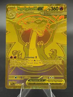Mega Charizard X ex - 130/094 - Phantasmal Flames - MUR Gold - Pokemon TCG Card - Image 1