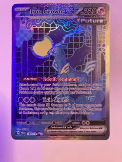 Pokemon TCG Iron Crown EX 158/131 Special Illustration Rare Prismatic Evolutions - Image 1