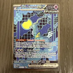 Pokemon Prismatic Evolutions - Iron Crown ex #158/131 Special Illustration - Image 1