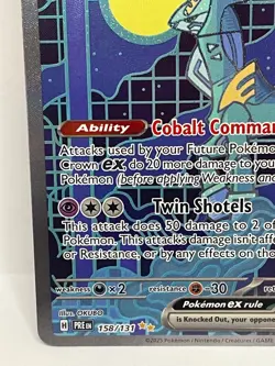 Iron Crown ex Special Illustration Rare Pokemon TCG Prismatic Evolution 158/131 - Image 5