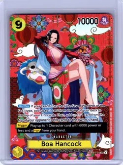 One Piece Boa Hancock Op14-112 SP SR Azure Sea Seven Foil English Card MINT - Image 1