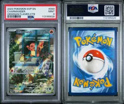 2023 Pokemon SV Obsidian Flames Charmander Black Star Promo #044 PSA 9 - Image 3