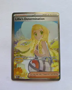 Pokemon Full Art Lillie’s Determination Special Illustration Rare 184/132 Mega - Image 1