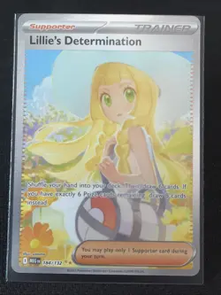 Lillie’s Determination 184/132 Special Illustration Rare Pokemon Mega Evolution - Image 4