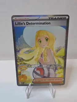 Lillie’s Determination 184/132 Special Illustration Rare Pokemon Mega Evolution - Image 1