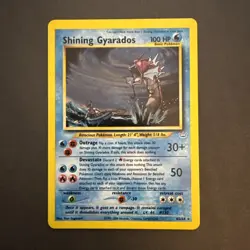 Pokemon TCG Neo Revelation Shining Gyarados 65/64 Secret Rare Holo Card English - Image 1