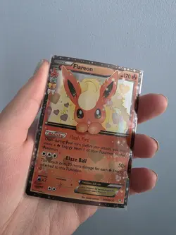 Pokemon TCG Flareon EX Holo Rare Card RC6/RC32 Generations Radiant Collection - Image 1