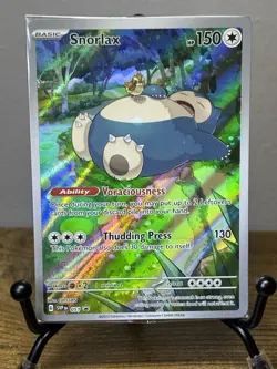 Pokemon TCG Snorlax Promo Holo Card 151 Scarlet and Violet #51 SEALED - Image 1