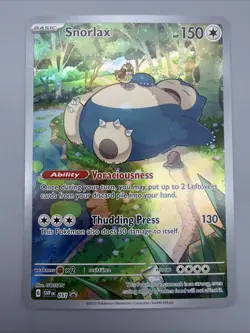 Pokemon TCG Snorlax Promo Holo Card 151 Scarlet and Violet #51 - Image 1