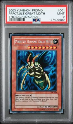 Yugioh Perfectly Ultimate Great Moth (The Sacred Cards) TSC-001 PSA 9 - Image 1