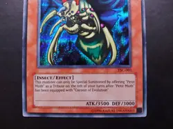 Yugioh - Perfectly Ultimate Great Moth TSC-001 Prismatic Secret Rare Promo - Image 3