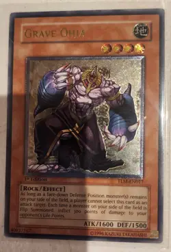 Yu-Gi-Oh Grave Ohja TLM-EN017 Ultimate Rare - Image 1