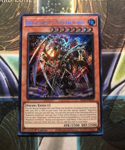 *** REGENESIS ARCHFIEND *** 1ST EDITION SECRET RARE ALIN-EN016 YUGIOH! - Image 1