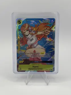 One Piece TCG - Nami OP08-106 - Alt Art (AA) - ENG - NM - Image 1