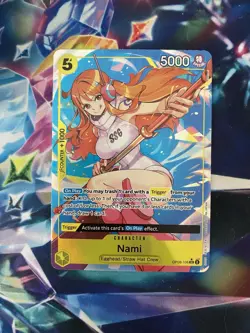 One Piece TCG - Nami OP08-106 - Alt Art (AA) - ENG - NM - Image 1