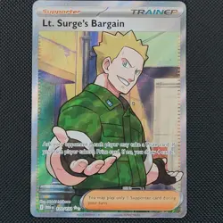 Lt. Surge's Bargain 170/132 Full Art Mega Evolution English MEG NM EN Pokemon - Image 1