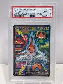 2025 Pokemon Rotom Ex Special Illustration Rare #126 PSA GEM MINT 10 - Image 1